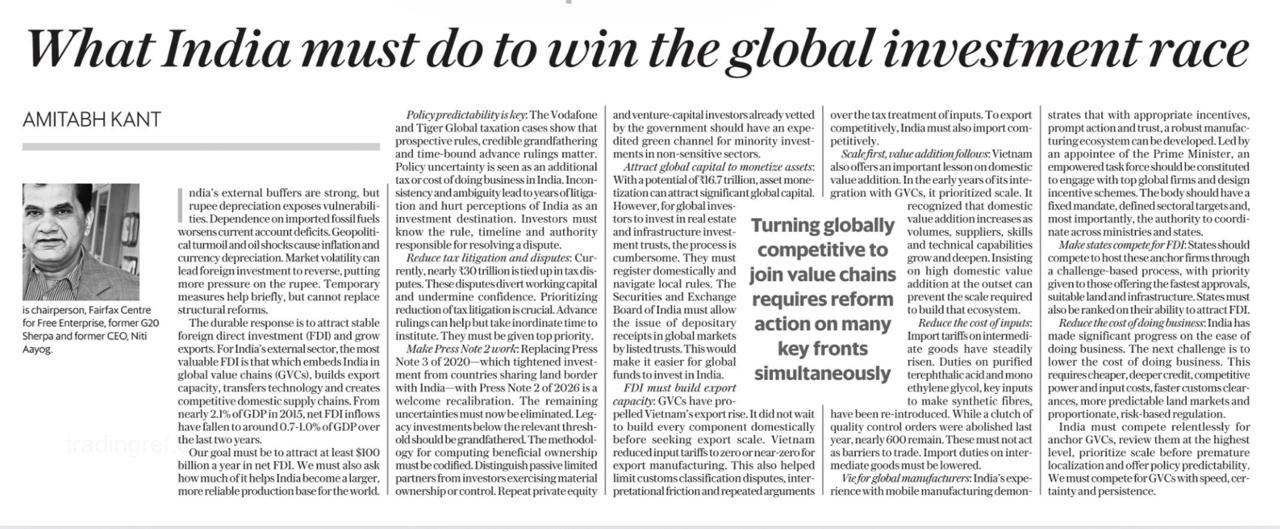 What India must do to win the global investment race