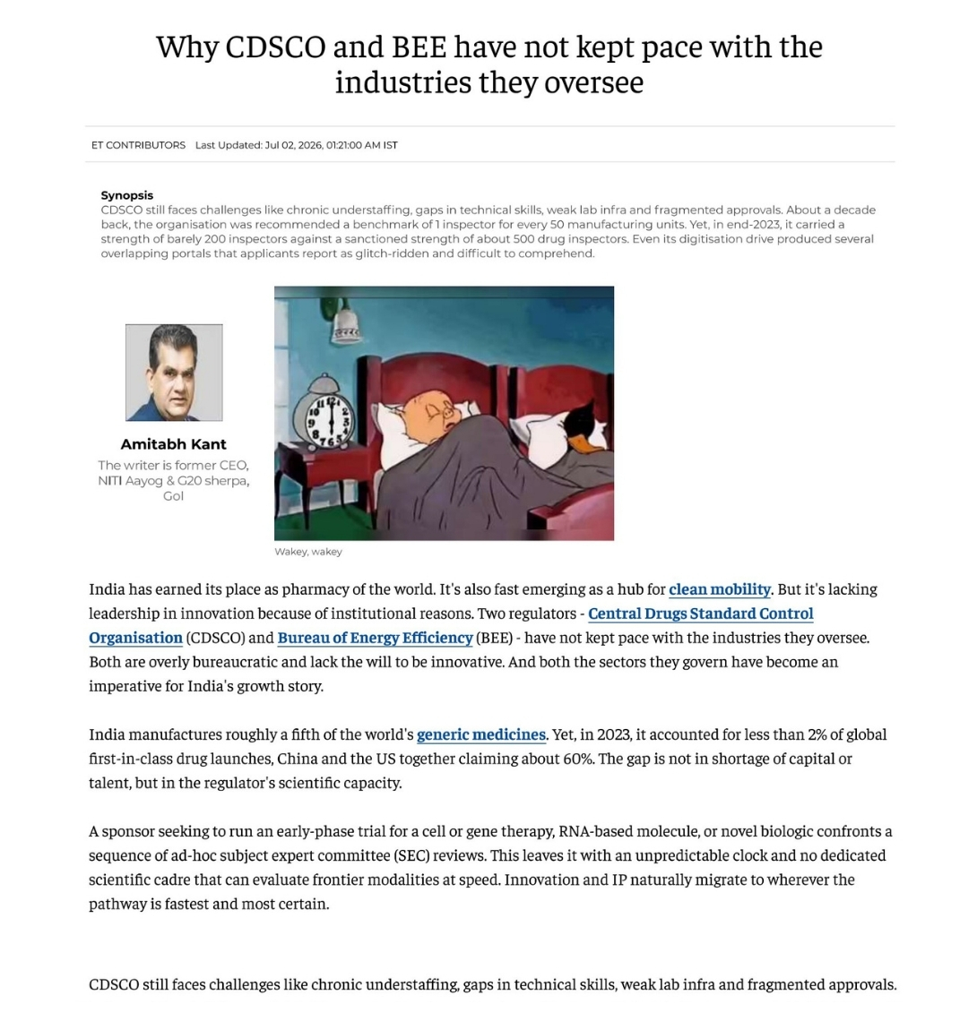 Why CDSCO and BEE have not kept pace with the industries they oversee